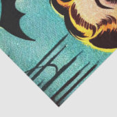 Retro Horror Vampire Comics Tissuepapier (Detail)