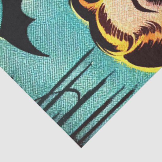 Retro Horror Vampire Comics Tissuepapier (Detail)