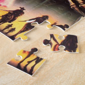 Retro Horror vrouw Legpuzzel (Zijkant)