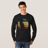 Retro Horse Rook Chess Player Coach Graphic T-shirt (Voorkant volledig)