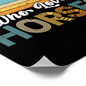 Retro Horseback die alleen maar een jongen overspo Poster (Hoek)