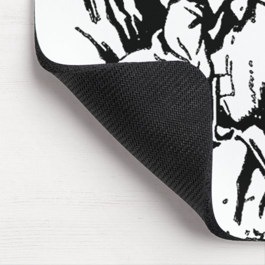 Retro Horseback Riding Muismat (Hoek)