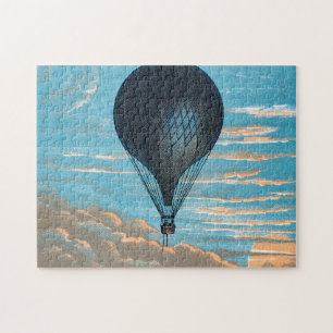  Retro Hot Air Ballon Uitzicht eerste ballon Legpuzzel
