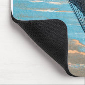 Retro Hot Air Ballon Uitzicht eerste ballon Muismat (Hoek)