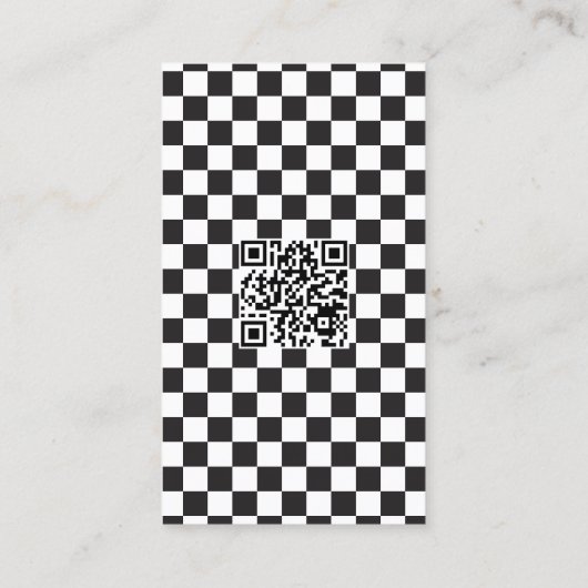 Retro Hot Dog Shoppe Visitekaartje (Achterkant)