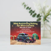 Retro Hot Rod Auto Vakantiegiften Briefkaarten (Staand voorkant)