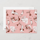 Retro Houseechtgenote Briefkaart (Voorkant / Achterkant)