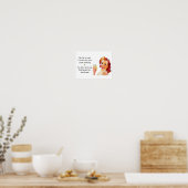 Retro Houseechtgenote Funny Quote Drink Poster (Keuken)
