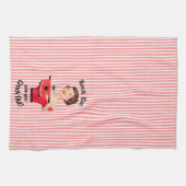 Retro Houseechtgenote is klaar met je Crock Out Theedoek (Horizontaal)