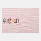 Retro Houseechtgenote is klaar met je Crock Out Theedoek (Horizontaal)