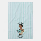 Retro Houseechtgenote is klaar met je Crock Out WO Theedoek (Verticaal)