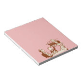 Retro Houseechtgenote Notitieblok (Schuin)