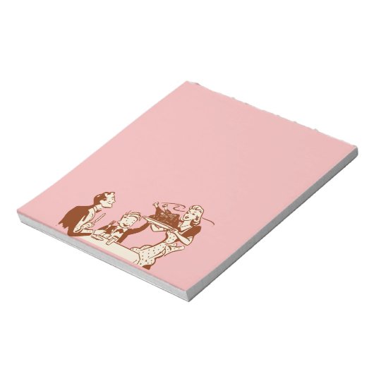 Retro Houseechtgenote Notitieblok (Linkerzijde)