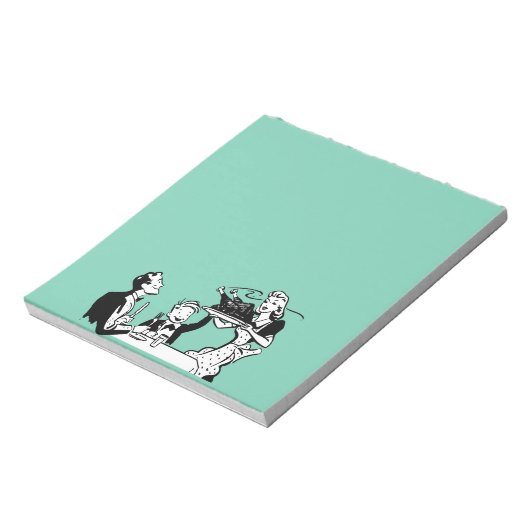 Retro Houseechtgenote Notitieblok (Linkerzijde)