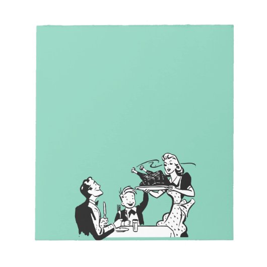 Retro Houseechtgenote Notitieblok (Voorkant)