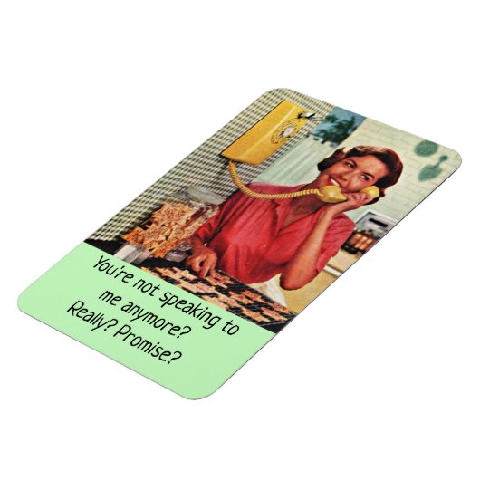 Retro Houseechtgenote - praat niet meer, Magneet (Linkerzijde)