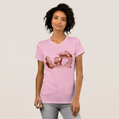 Retro Houseechtgenote T-shirt (Voorkant volledig)