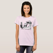 Retro Houseechtgenote T-shirt (Voorkant volledig)
