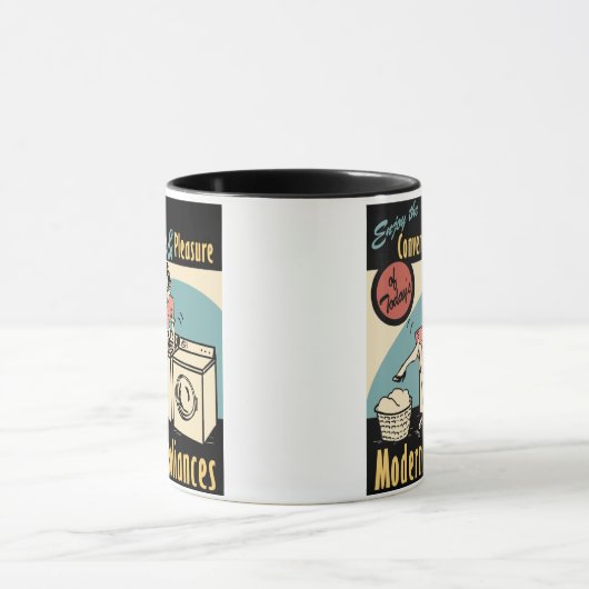 Retro Houseechtwasdroger Mok (Midden)