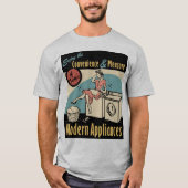 Retro Houseechtwasdroger T-shirt (Voorkant)