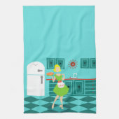 Retro Houseoman Kitchen Towels Theedoek (Verticaal)