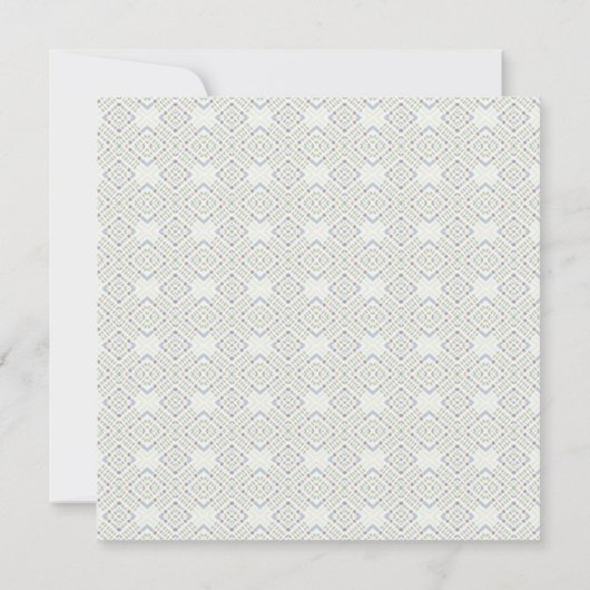 Retro Housewarming Invitation - Silver Kaart (Achterkant)