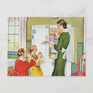 Retro Housewife Briefkaart