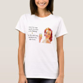 Retro Housewife T Shirt (Voorkant)