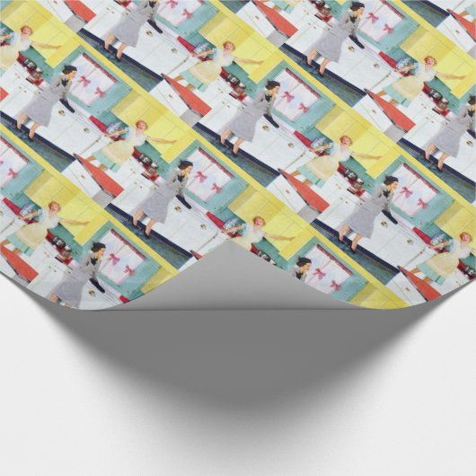 Retro Housewives Cadeaupapier (Hoek)