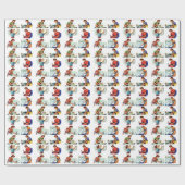 Retro Housewives Chores Cadeaupapier (Vlak)