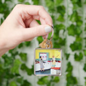 Retro Housewives in Kitchen Sleutelhanger (Hand)
