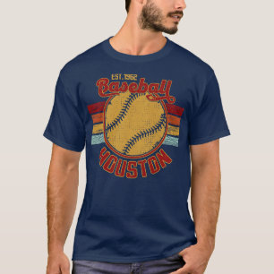  Retro Houston Baseball EST 1962 Baseball L T-shirt