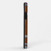 Retro houten biervat Case-Mate iPhone case (Achterkant/rechts)