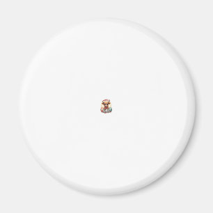 Retro Howdy Honey Pasen Hoogland Koe Cute Konijn Magneet