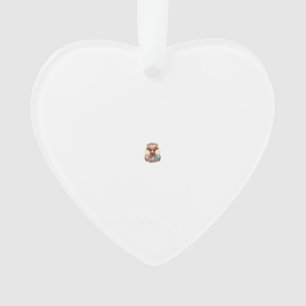 Retro Howdy Honey Pasen Hoogland Koe Cute Konijn Ornament