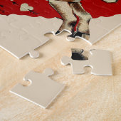 Retro  Howdy Pardner Valentijnsdag Legpuzzel (Zijkant)