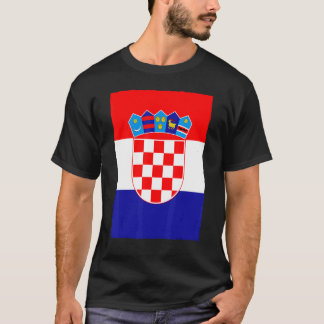 Retro  Hrvatska Kroatische vlag T-shirt