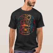 Retro Hudson River Gevist T-shirt (Voorkant)
