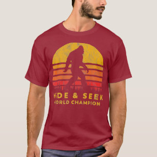 Retro Huid Seek World Champ Bigfoot Sun T-shirt
