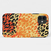 Retro huid voor dierlijke afdruk van luipaard (zwa Case-Mate iPhone case (Achterkant (horizontaal))