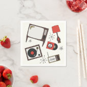 Retro, huishoudelijke artikelen servet (Insitu)