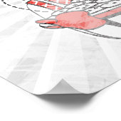 retro-huishoudelijke bakker poster (Hoek)