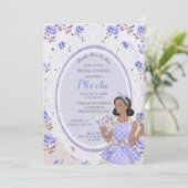 Retro  huisvrouw 50's Vrijgezellenfeest etnisch Kaart (Staand voorkant)