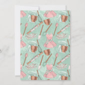 Retro  Huisvrouw 50's Vrijgezellenfeest Kaart (Achterkant)