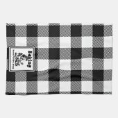 Retro Huisvrouw Bakken Humor Keuken Handdoek (Horizontaal)