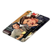 Retro Huisvrouw jaren 1950 "No Cure for Stupid" Ma Magneet (Linkerzijde)
