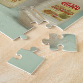 Retro Huisvrouw Met Pannenkoeken Legpuzzel (Zijkant)