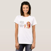 Retro Huisvrouw T Shirt (Voorkant volledig)