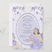 Retro Huisvrouw uit de Jaren 50 Bruidsfeest Licht Kaart (Voorkant)