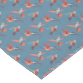 Retro Hummingbird Patroon 2 Tafelkleed (Gekanteld)